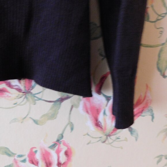 🦔🐾 Anthropologie Bailey 44 Faux Leather Front Sweater - Picture 6 of 10